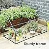 Anlehn-Gewächshaus Aluminium Mini für Tomaten - Thumbnail 2