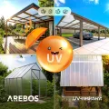 Arebos Hohlkammerstegplatten 10er Set | 121 x 60,5 cm | Polycarbonat Platten 6 mm stark | UV-beständig | 900 g/m² | Transparent | für Gewächshaus, Carport, Frühbeet, Überdachung - Thumbnail 6