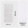 Arebos Hohlkammerstegplatten 10er Set | 121 x 60,5 cm | Polycarbonat Platten 6 mm stark | UV-beständig | 900 g/m² | Transparent | für Gewächshaus, Carport, Frühbeet, Überdachung - Thumbnail 7
