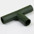 Gewächshaus-Strukturverbinder, 4-teiliges Set, Kunststoff-Stangenverbindungsadapter für Garten und Außenbereich, PVC-Metallrohre, 16–17 mm Innendurchmesser, dunkelgrün, DIY-Regale, Möbelbau (B) - Thumbnail 8