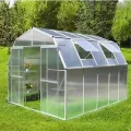 Polycarbonatplatte UV-beständig Gewächshausdach transparente Isolierung Tageslichtpaneele Rolle für Gartenarbeit im Freien Landwirtschaft(Size:1m*6m) - Thumbnail 8