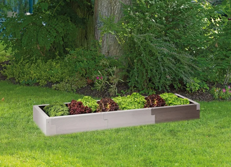JUWEL Hochbeet Timber PFLANZTREPPE (3-stufiges Treppenhochbeet aus Kunststoff, witterungs- und frostbeständig, ideal für Kräuter, Gemüse & Blumen, ca. 190 x 60 x 60 cm, 100 % recycelbar) 20472 – Bild 10