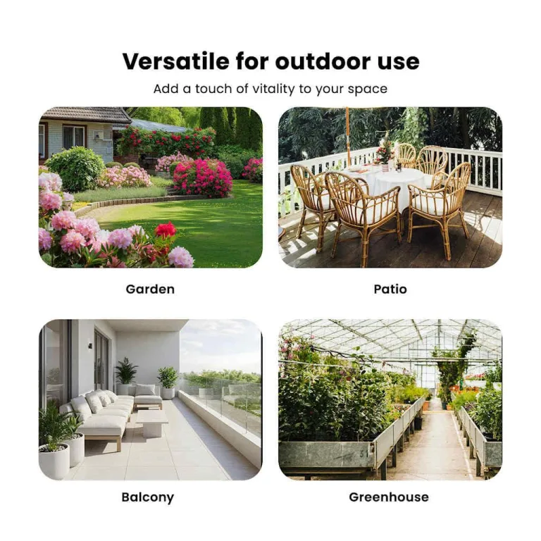 vidaXL Hochbeet Braun 320 x 80 x 81 cm Stahl, Garten- und Terrassenpflanzentopf aus Stahl, langlebig, modern, für Blumen und Pflanzen, minimalistisches Design – Bild 6