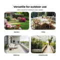 vidaXL Hochbeet Braun 320 x 80 x 81 cm Stahl, Garten- und Terrassenpflanzentopf aus Stahl, langlebig, modern, für Blumen und Pflanzen, minimalistisches Design - Thumbnail 6