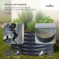 Hochbeet Garten Balkon optionaler Gewächshausaufsatz | stahlverzinktes & pulverbeschichtetes 0,6mm Metall anthrazit - Edelstahlschrauben (240L Hochbeet halbrund) - Thumbnail 4