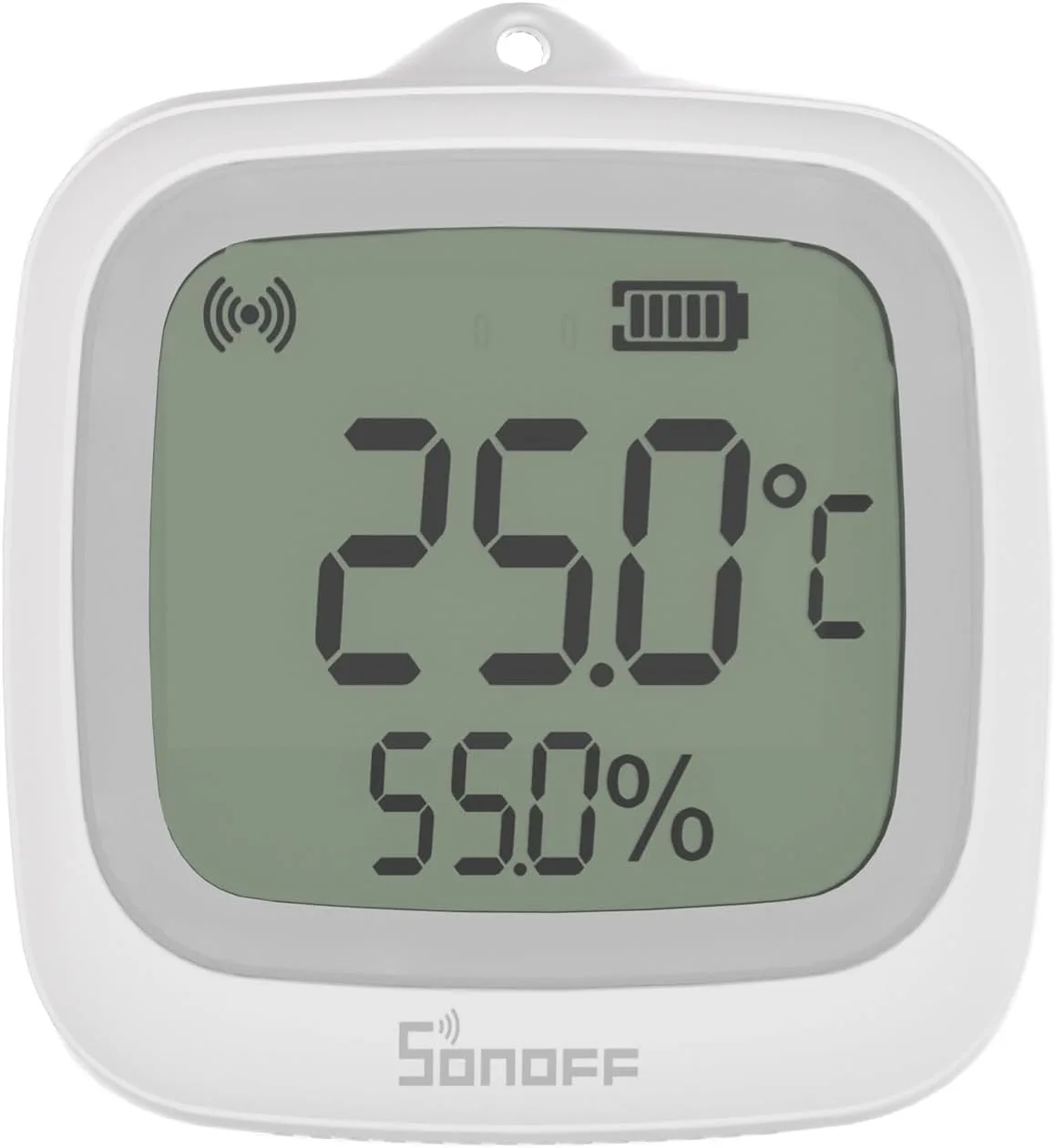 SONOFF SNZB-02WD IP65 Zigbee LCD Smart-Temperatur-Feuchtigkeitssensor, wasserdicht für Gewächshaus/Badezimmer, APP-Überwachung mit Diagrammen, flexible Installation - Bild 1
