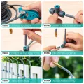 360° Automatisches Garten Bewässerungssystem, Tropfbewässerung mit Präziser Durchflussregelung, Sprinklersystem Kühlsystem für Gewächshaus, Hochbeet, Terrasse, Balkontopfpflanzen (30M) - Thumbnail 2
