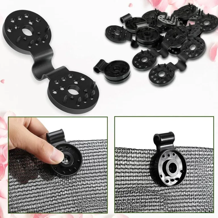 50 Stück Schattenstoff-Kunststoff-Clips aus Kunststoff, schwarz, Sonnenschutz-Clips für Gewächshaus, Outdoor, Garten, Anti-Vogelnetz, landwirtschaftlich, UV-beständig, Stoffzubehör – Bild 7