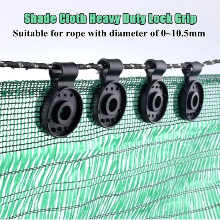 50 Stück Schattenstoff-Kunststoff-Clips aus Kunststoff, schwarz, Sonnenschutz-Clips für Gewächshaus, Outdoor, Garten, Anti-Vogelnetz, landwirtschaftlich, UV-beständig, Stoffzubehör – Bild 8