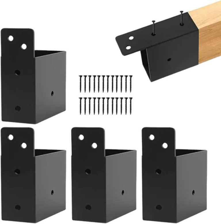 Pfostenträger aus Holz – 4 robuste Deckenerhöhungen | Zubehör für Garten, Garage und Gewächshaus – Bild 7
