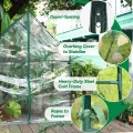 Gardzen Kleines begehbares Gewächshaus, robustes, tragbares Gewächshaus für den Außenbereich, mit stabilem Rahmen und transparenter Abdeckung, schützt Pflanzen vor Kälte, Regen, 91,9 cm (L) x 53,3 (B - Thumbnail 3