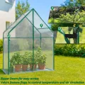 Gardzen Kleines begehbares Gewächshaus, robustes, tragbares Gewächshaus für den Außenbereich, mit stabilem Rahmen und transparenter Abdeckung, schützt Pflanzen vor Kälte, Regen, 91,9 cm (L) x 53,3 (B - Thumbnail 4