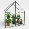 Gardzen Kleines begehbares Gewächshaus, robustes, tragbares Gewächshaus für den Außenbereich, mit stabilem Rahmen und transparenter Abdeckung, schützt Pflanzen vor Kälte, Regen, 91,9 cm (L) x 53,3 (B - Thumbnail 7