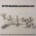 50 Stück Gewächshaus Schraube, Hammerkopfschrauben M6 für Gewächshäuser Glashäus Aluminium Gewächshaus als Gewächshausschrauben Hammerschraubenalu Zubehör - Thumbnail 2