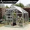 Polycarbonat Platte 80x290cm 6mm dick - Glas-Klar Bruchsicher Schlagfest Biegbar UV-beständig - Zuschnitt nach Maß - PC Kunststoff-Glas transparent - Sicherheits-Verglasung Gewächshaus-Platte - Thumbnail 2