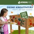 STREND PRO Hochbeet Balkon | 98cm(h) x 40cm(b) x 84(l) | Gemüsebeet Holz mit wasserdichter Pflanzfolie | Kleines Hochbeet Schmales ideal für Balkon, Terrasse & Garten | Kräuterbeet Klein - Thumbnail 5