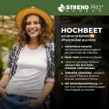 STREND PRO Hochbeet Balkon | 98cm(h) x 40cm(b) x 84(l) | Gemüsebeet Holz mit wasserdichter Pflanzfolie | Kleines Hochbeet Schmales ideal für Balkon, Terrasse & Garten | Kräuterbeet Klein - Thumbnail 9