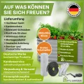 TTL GARDEN 400x80x45cm Spirit XXL Metall Hochbeet Silber - Stahl rostfrei verzinkt Wellblech ovale Form sehr groß stabil & wetterfest Garten Beet für Gemüse Kräuter Blumen Gartenbeet Gemüsebeet - Thumbnail 9
