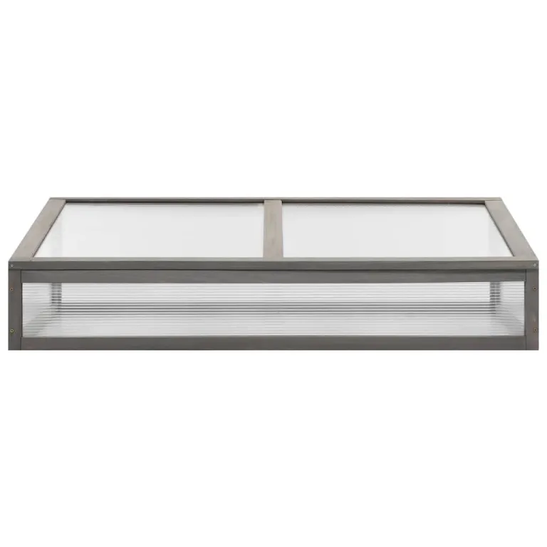 Hochbeet with Gewächshaus, Massivholz Tanne, Durable and Weather-Resistant, Hochbeet Balkon, Hochbeete für Garten, Hofgarten Hochbeete, Pflanzkasten Balkon, 110x54x120 cm – Bild 9