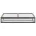 Hochbeet with Gewächshaus, Massivholz Tanne, Durable and Weather-Resistant, Hochbeet Balkon, Hochbeete für Garten, Hofgarten Hochbeete, Pflanzkasten Balkon, 110x54x120 cm - Thumbnail 9