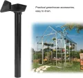 Effizientes Treibhausregenwater -Gutter -Kit PVC & Aluminiumabwärtsrohr für Einfache Entwässerung Essentielles Zubehör für Kleine Gewächshäuser - Thumbnail 4