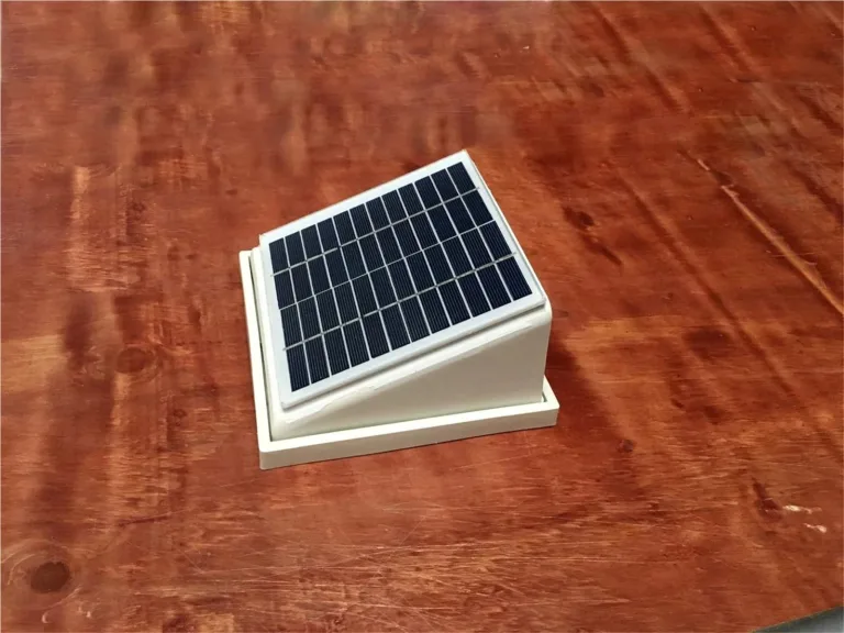 Dachentlüftung 68CFM Plastiksolarventilator-Auszieher-Luftkanal-Durchmesser 120mm des Wand-Ventilator-2.5W for Hallen-Gewächshaus – Bild 4