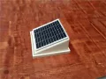 Dachentlüftung 68CFM Plastiksolarventilator-Auszieher-Luftkanal-Durchmesser 120mm des Wand-Ventilator-2.5W for Hallen-Gewächshaus - Thumbnail 4