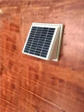 Dachentlüftung 68CFM Plastiksolarventilator-Auszieher-Luftkanal-Durchmesser 120mm des Wand-Ventilator-2.5W for Hallen-Gewächshaus - Thumbnail 8