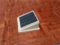 Dachentlüftung 68CFM Plastiksolarventilator-Auszieher-Luftkanal-Durchmesser 120mm des Wand-Ventilator-2.5W for Hallen-Gewächshaus - Thumbnail 9