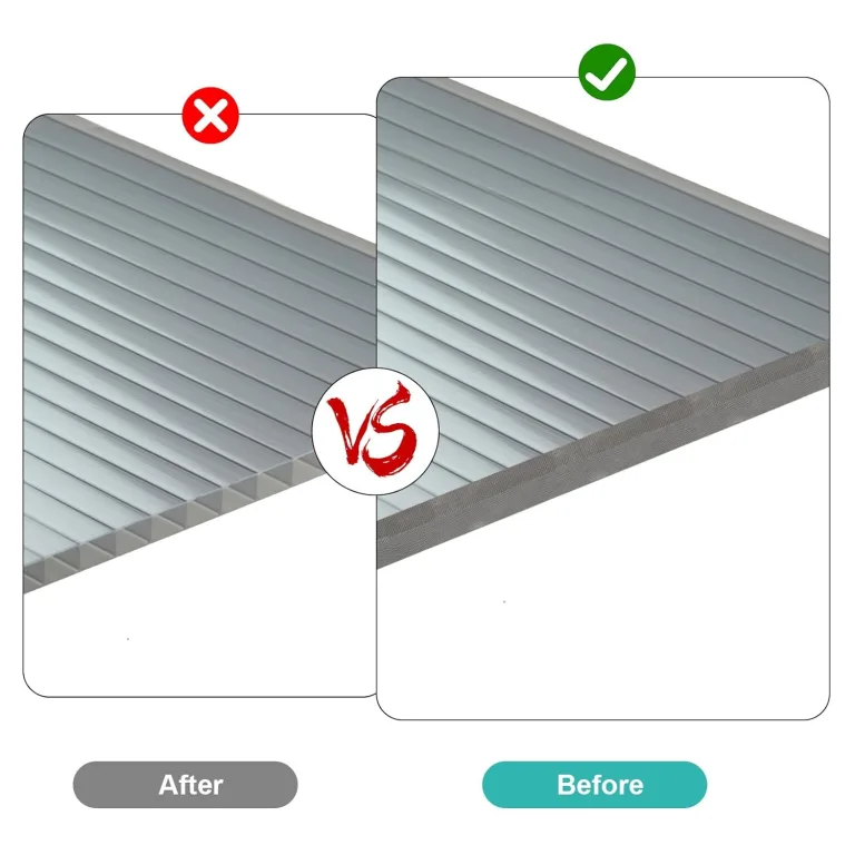Kantenverschlussband für Hohlkammerplatten 5cm x 25m Antistaubband für Stegplatten Antidust Klebeband Gewächshaus Klebeband Anti Dust Tape für Gewächshaus Platten Doppelstegplatten Polycarbonatplatten – Bild 4