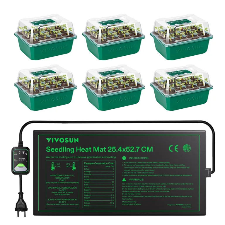 VIVOSUN AeroFlux Smart Grow Tent Heater, 700W PTC-Heizung mit Thermostat, VPD-Überwachung, App-Steuerung, Überhitzungsschutz und Verlängerungsschlauch, für Growzelte, Räume und Gewächshäuser – Bild 8