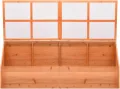 Holz-Gewächshaus mit PC-Platten | Schutz für Kräuter & Setzlinge | 180x57x62 cm | Wasserfest Model170648 - Thumbnail 3
