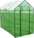 Gecheer Gewächshaus Stahl XL Gewächshaus Treibhaus Tomatenhaus Frühbeet Pflanzenhaus für Gurken - Thumbnail 2