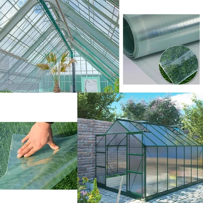 Kunststoff-Dachplatten Polycarbonat 0,8 mm Kunststoffplatten für Gewächshaus UV-beständige Vollplatten Überdachung Fenster Wintergarten Dachfolie(Size:1 * 2m,Color:0.8mm) – Bild 4