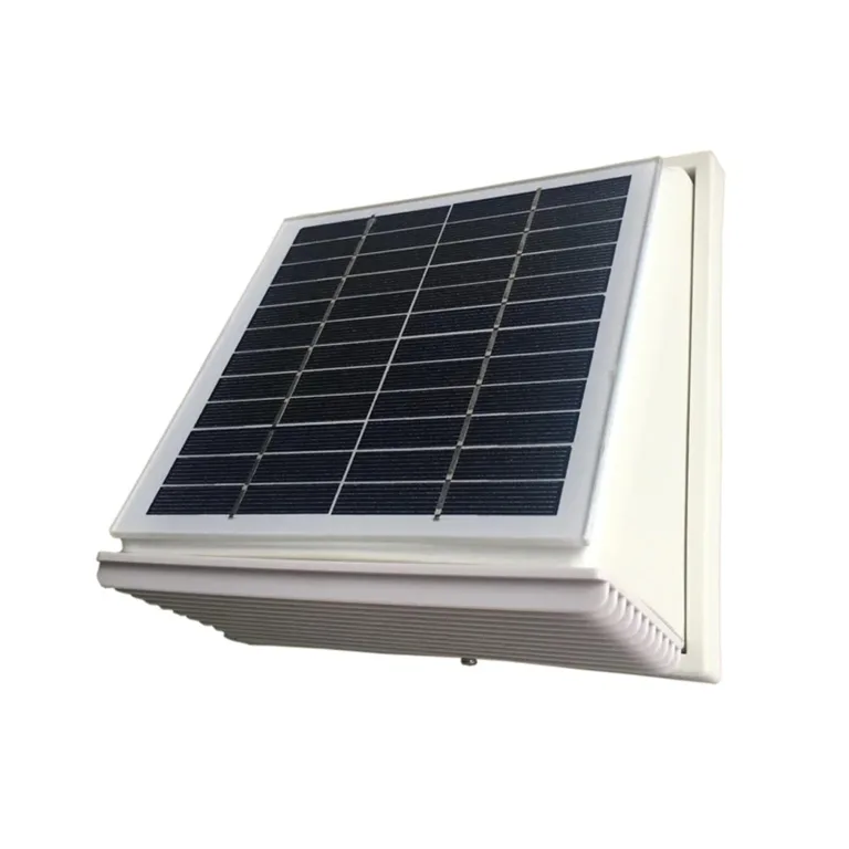 Dachventilator, 68CFM Plastiksolarventilator-Auszieher-Luftkanal-Durchmesser 120mm des Wand-Ventilator-2.5W for Hallen-Gewächshaus – Bild 1