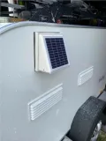 Dachventilator, 68CFM Plastiksolarventilator-Auszieher-Luftkanal-Durchmesser 120mm des Wand-Ventilator-2.5W for Hallen-Gewächshaus - Thumbnail 10