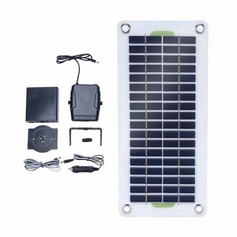 30W Monokristalline Solarpanel -Autoheizung mit Multifunktionalem Design gewächshausheizung solar Batteriekasten -Set für Einfache Ladevorgänge, Kompakt Monokristallina solpaneler – Bild 1