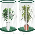 2 Stück Mini Gewächshaus 50x30cm – Überwinterungszelt für Pflanzen – Gewächshaus Klein für Gemüse, Blumen & Pilze – Transparentes Foliengewächshaus Klein, Pop-Up Treibhaus - Thumbnail 1