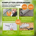 TTL GARDEN 400x80x80cm Nature XXL Metall Hochbeet Salbei-Grün - Stahl rostfrei verzinkt & lackiert Wellblech oval 80cm hoch sehr stabil Garten Beet für Gemüse Kräuter Blumen Gartenbeet Gemüsebeet - Thumbnail 4