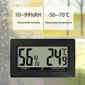 10 Stück Mini Digital Thermometer Hygrometer, Luftfeuchtigkeitsmesser mit LCD, Zimmerthermometer für Büro, Küche, LCD-Thermometer Inkubator, Thermometer Gewächshaus - Thumbnail 4
