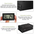 10 Stück Mini Digital Thermometer Hygrometer, Luftfeuchtigkeitsmesser mit LCD, Zimmerthermometer für Büro, Küche, LCD-Thermometer Inkubator, Thermometer Gewächshaus - Thumbnail 3