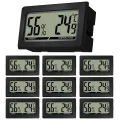 10 Stück Mini Digital Thermometer Hygrometer, Luftfeuchtigkeitsmesser mit LCD, Zimmerthermometer für Büro, Küche, LCD-Thermometer Inkubator, Thermometer Gewächshaus - Thumbnail 1