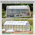 Dampfsperre Klebeband, 5cm x 25m Dachdecker Klebeband, Grau Hohlkammerplatten Kantenverschlussband, Anti Dust Klebeband für Stegplatten, Gewächshausdichtung, Gewächshaus Platten, Doppelstegplatten - Thumbnail 6