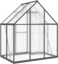 Refined Gewächshaus mit Fundamentrahmen Anthrazit 169x114x195 cm Alu - Thumbnail 6