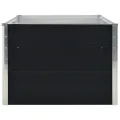 Hochbeet Metall Premium hochbeet Balkon oder Garten Pflanzkasten Hochbeete-Kit Kräuterbeet Balkon Hochbeet Hochbeete für Garten 160 x 80 x 45 cm Verzinkter Anthrazit - Thumbnail 4