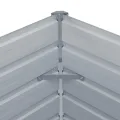 Hochbeet Metall Premium hochbeet Balkon oder Garten Pflanzkasten Hochbeete-Kit Kräuterbeet Balkon Hochbeet Hochbeete für Garten 160 x 80 x 45 cm Verzinkter Anthrazit - Thumbnail 6