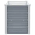 Hochbeet Metall Premium hochbeet Balkon oder Garten Pflanzkasten Hochbeete-Kit Kräuterbeet Balkon Hochbeet Hochbeete für Garten Verzinkter Stahl 100x40x45 cm Grau - Thumbnail 4