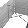 Hochbeet Metall Gartenbeet aus Verzinktem Stahl Pflanzbeet Wetterfest & Rostfrei Rechteckiges Gemüsebeet für Garten & Terrasse Anthrazit 240 x 80 x 45 cm Verzinkter Stahl - Thumbnail 6