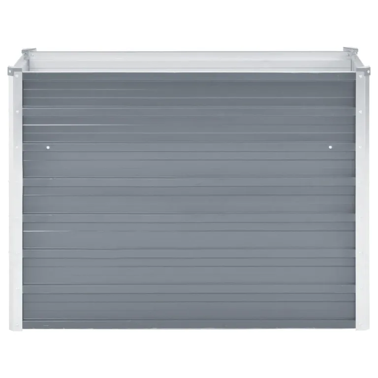 Hochbeet aus Metall Modulares Hochbeete-Kit Rostfreie Hochbeete für Garten aus Premium Zn-Al-Mg Stahl Hoch Gemüsebeet Verzinkter 100x40x77 cm Grau – Bild 3