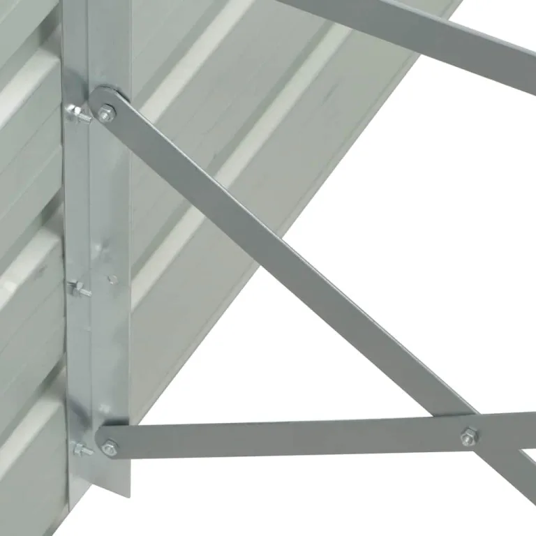 Hochbeet aus Metall Modulares Hochbeete-Kit Rostfreie Hochbeete für Garten aus Premium Zn-Al-Mg Stahl Hoch Gemüsebeet Verzinkter 100x40x77 cm Grau – Bild 6
